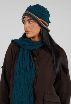 Wool Bucket Hat in Turquoise