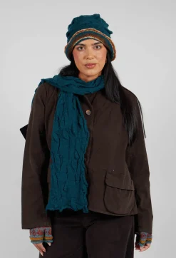 Wool Bucket Hat in Turquoise