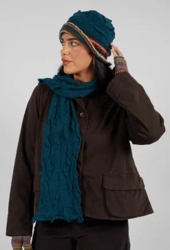 Wool Bucket Hat in Turquoise