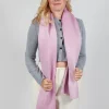 Wool Double Scarf in Bubblegum