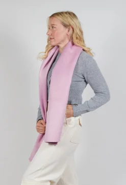 Wool Double Scarf in Bubblegum