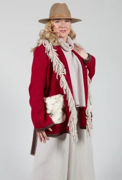 Wool Jacket in Adrenaline Red