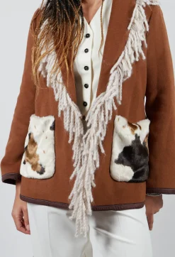 Wool Jacket in Nutmeg