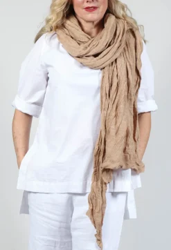 Wool Long Scarf in Original Orange