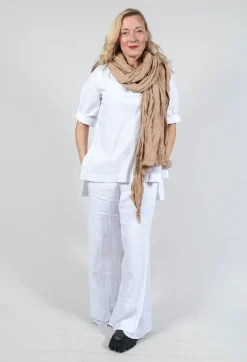 Wool Long Scarf in Original Orange