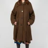 Wool Overcoat in Brown