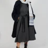 Wool Overcoat in Navy