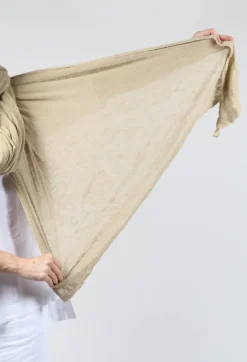 Wool Scarf in Original Beige