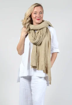 Wool Scarf in Original Beige