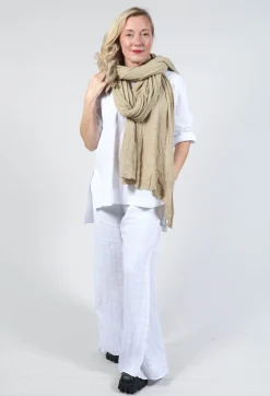 Wool Scarf in Original Beige