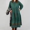 Wool Weber Dress in Green