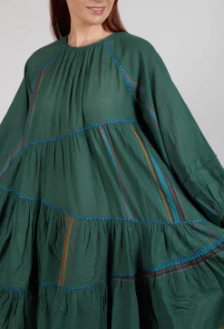 Wool Weber Dress in Green