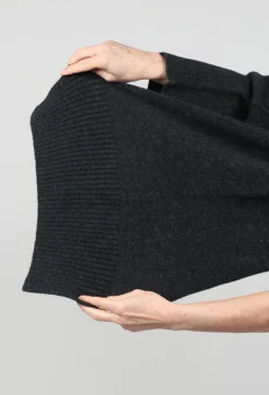 Wrap Around Scarf with Sleeve in Graphite