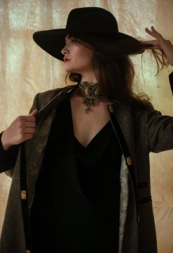 Wrap Blouse in Black