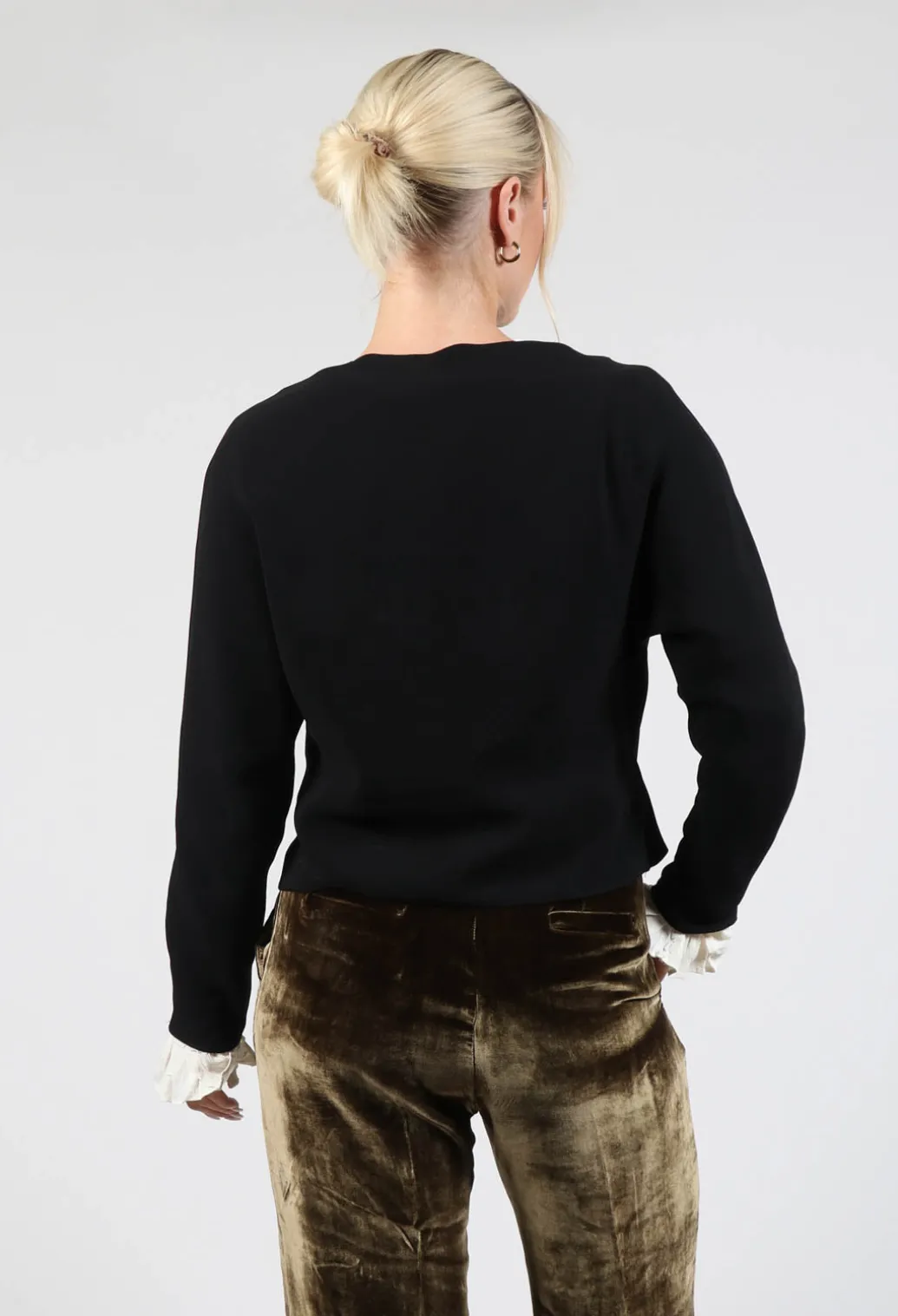 Wrap Blouse in Black