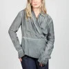 Wrap Blouse in Ferro