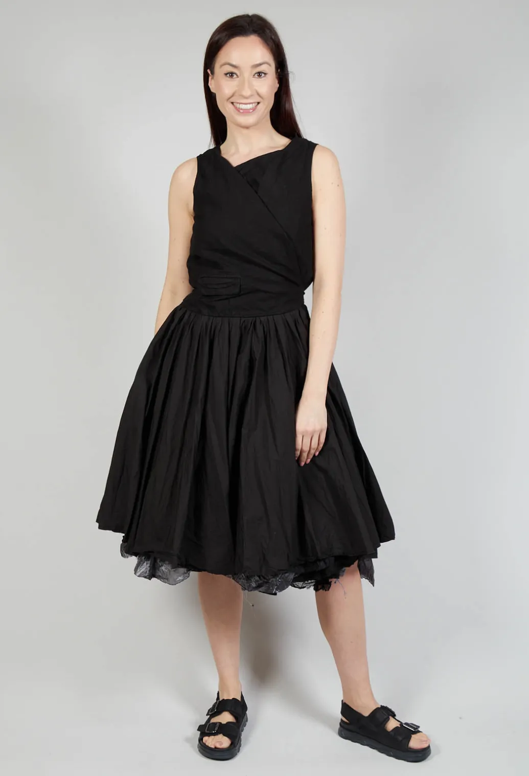 Wrap dress in Black
