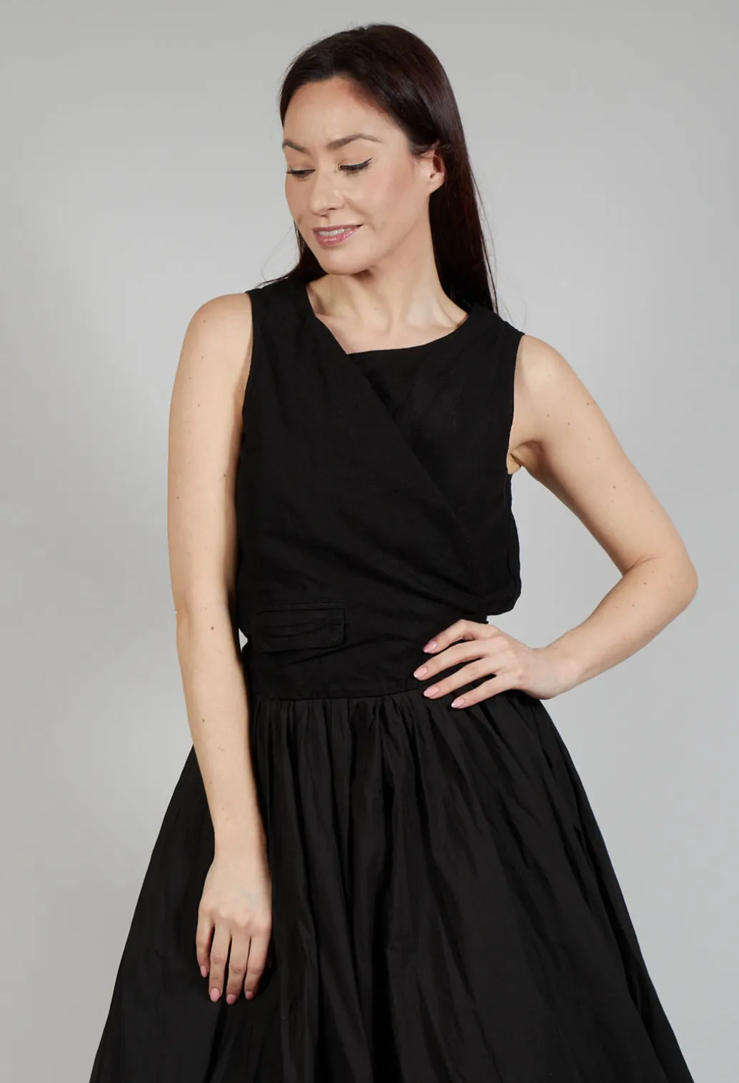 Wrap dress in Black