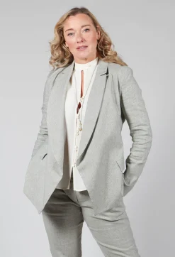 Wrap Over Blazer in Alga
