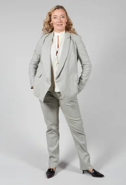 Wrap Over Blazer in Alga