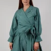 Wrap Over Top in Sage Green