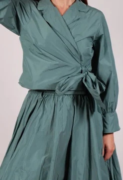 Wrap Over Top in Sage Green