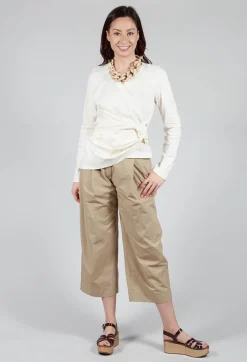 Wrap Style Top in Beige