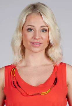 Wrap Wire Necklace in Multicolour
