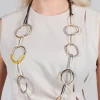 Wrapped Chain Necklace in Multicolour