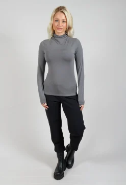 Yasmine T-Shirt in Charcoal