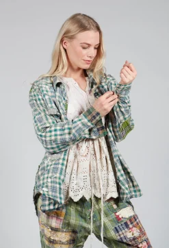 YD Plaid Kelly Western Shirt in Grandpa Joe