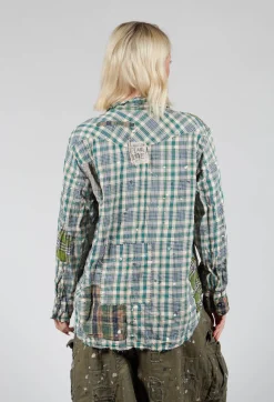 YD Plaid Kelly Western Shirt in Grandpa Joe