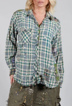 YD Plaid Kelly Western Shirt in Grandpa Joe