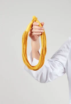 Yellow Rope Layered Necklace