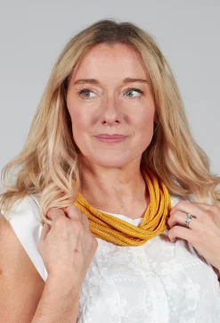 Yellow Rope Layered Necklace