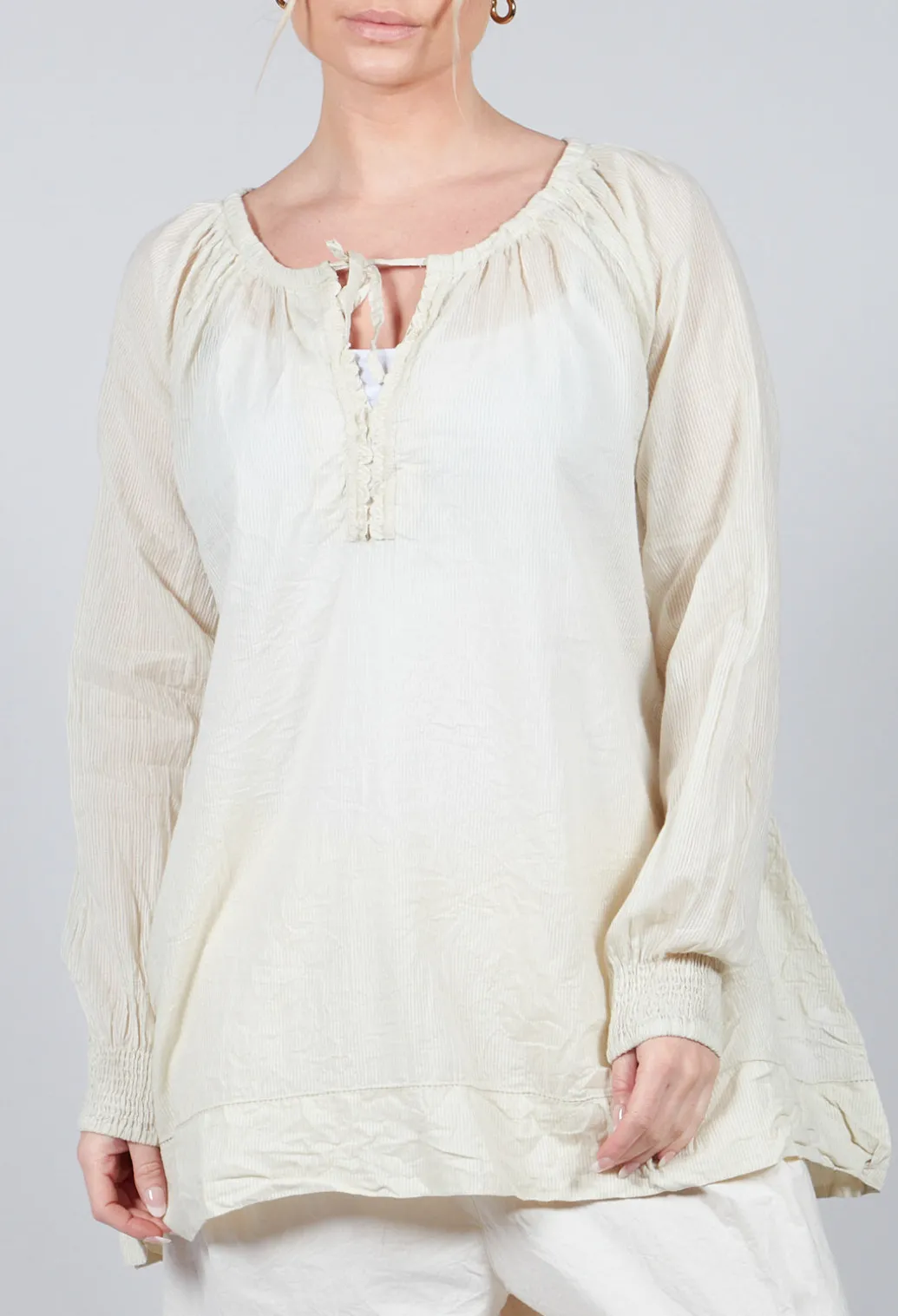 Ylva Blouse in Soft Mint