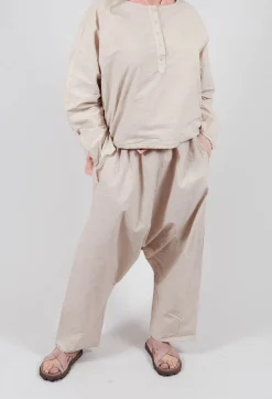 Zaunetz Trousers in Kiesel