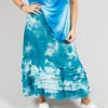 Zentralknapp Skirt in Angel Blue