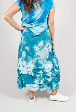 Zentralknapp Skirt in Angel Blue