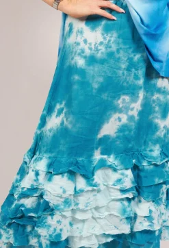 Zentralknapp Skirt in Angel Blue