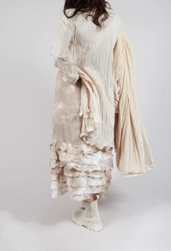 Zentralknapp Skirt in Karton Beige
