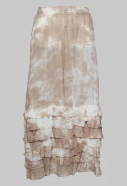 Zentralknapp Skirt in Karton Beige