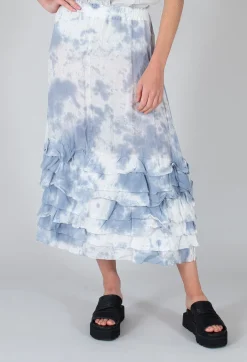 Zentralknapp Skirt in Wind Blue