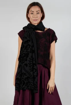Zierlicht Scarf in Kaviar
