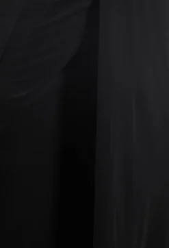 Zigi Long Jersey Fitted Skirt in Black