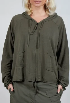 Zip Up Cardigan in Camp Jacquard