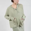 Zip Up Cardigan in Defender Jacquard