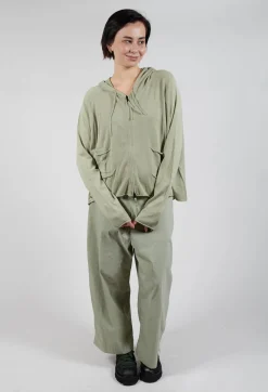 Zip Up Cardigan in Defender Jacquard