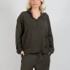 Zip Up Cardigan in Jungle Jacquard