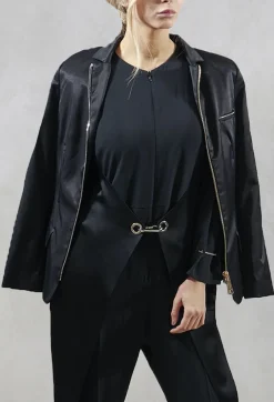 Zipped Jacket in Intrigue